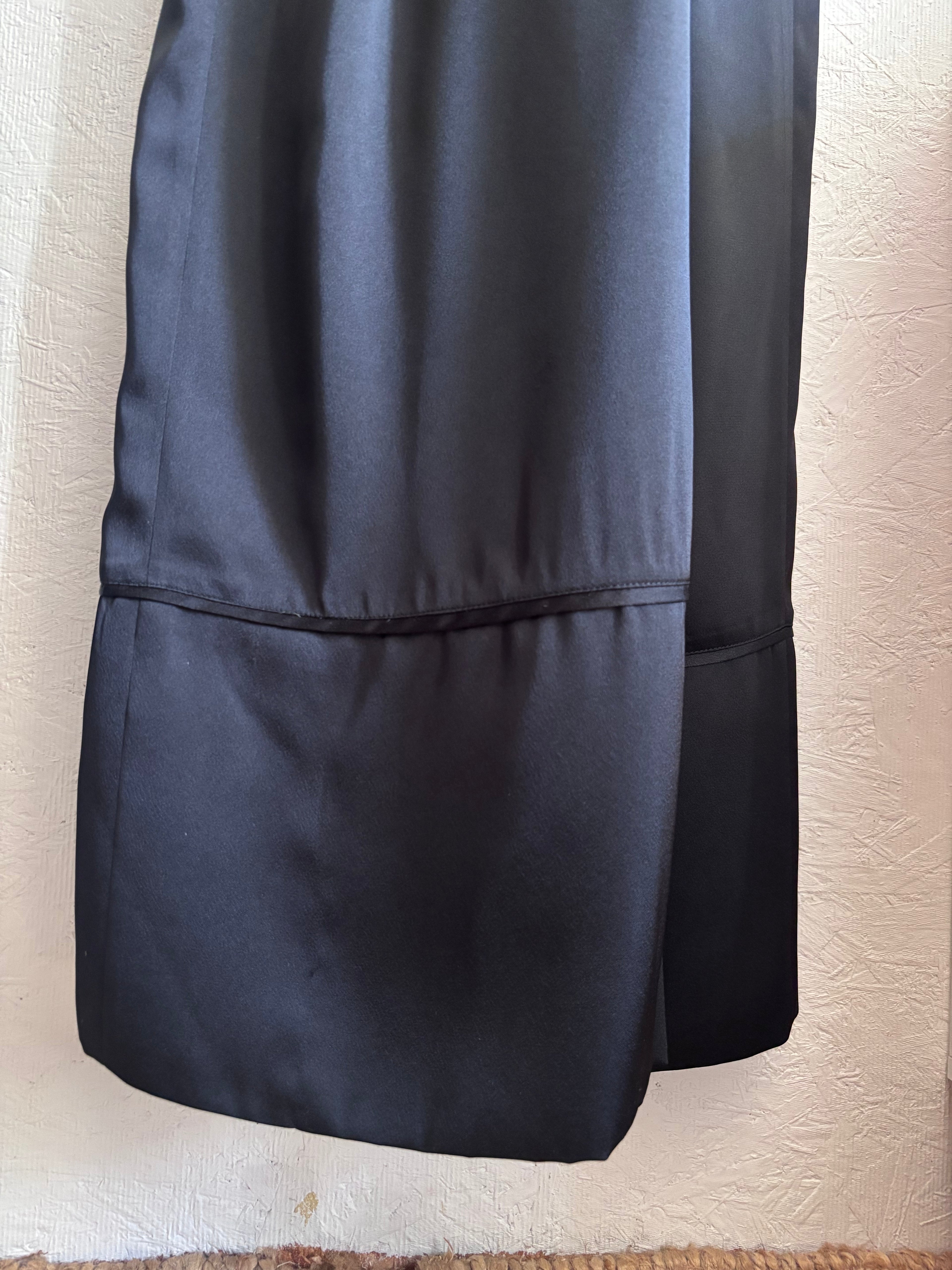 French Connection Harlow Halter Satin Cross Neck Wide Leg Palazzo Jumpsuit
