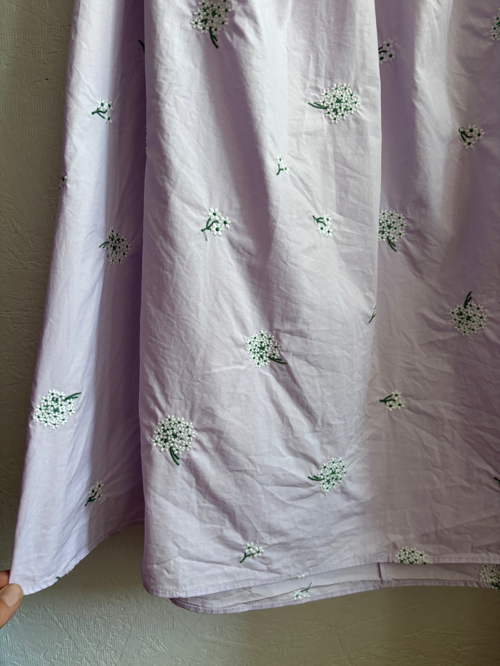 Zara Lylac Lavender Purple Puff Sleeve Cut Out Dainty Boho Maxi Dress