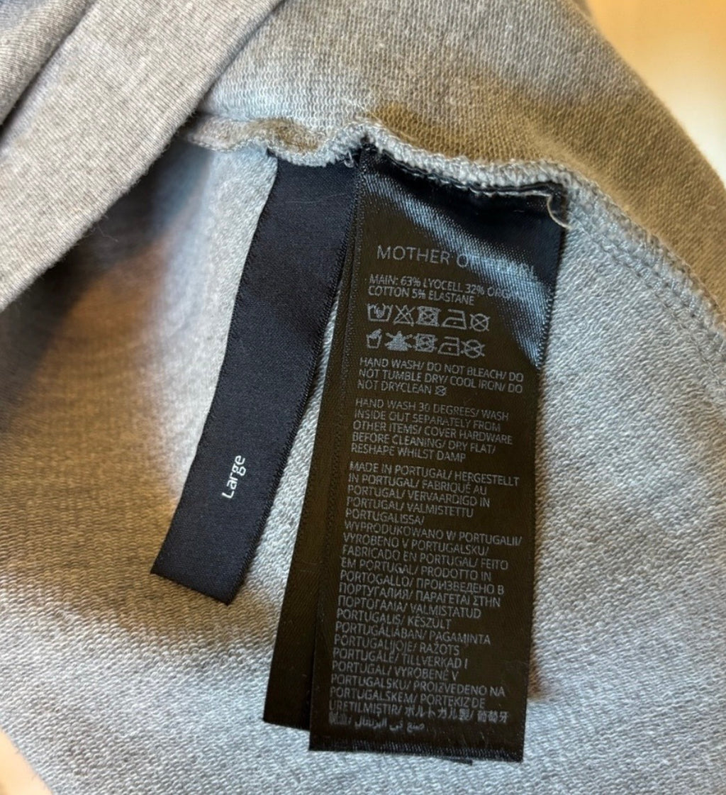 Mother of Pearl No Frills Grey Gray Organic Cotton T Shirt Jersey Maxi Midi Dress