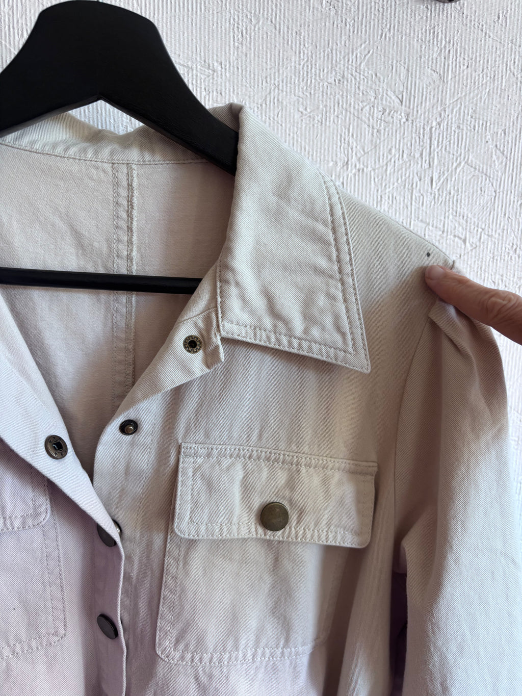 Brandless Cream Belted Button Down Oversized Utility Combat Shorts Playsuit