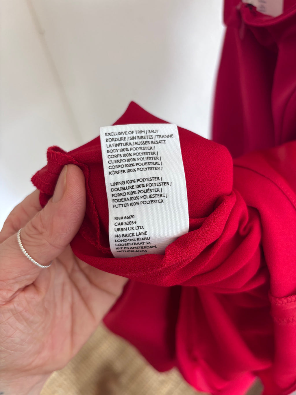 NWT BHLDN Anthropologie Red Halter Open Back Satin Effect Maxi Gown Dress