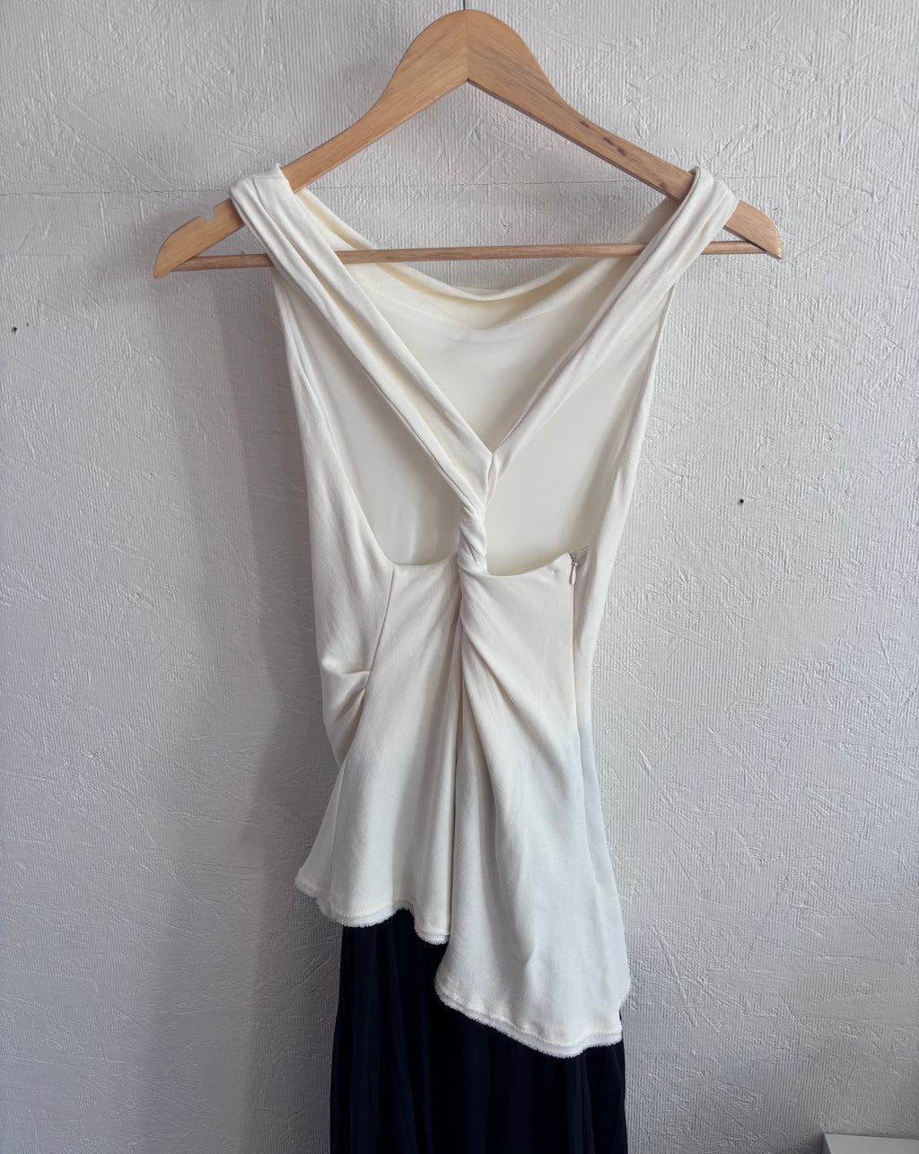 NWOT ZW Collection Zara Combination Halter Black White Sleeveless Maxi Dress